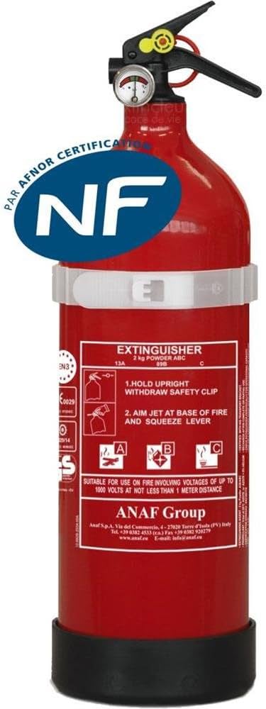 EXTINCTEUR 2 KG POUDRE ABC 40% PA NF - ANAF