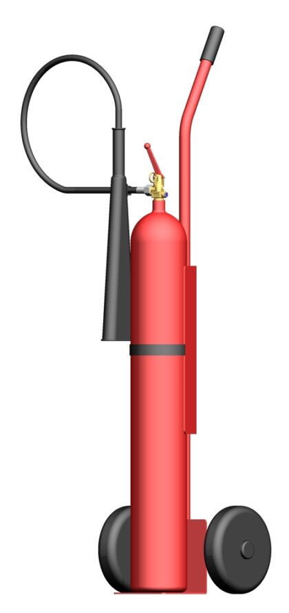 EXTINCTEUR 10 KG CO² AVEC CHARIOT CE PI