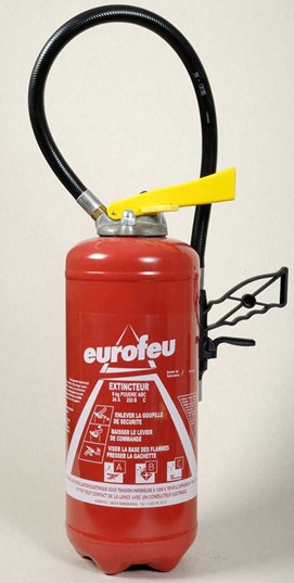 Extincteur 6kg Poudre ABC PA NF EUROFEU
