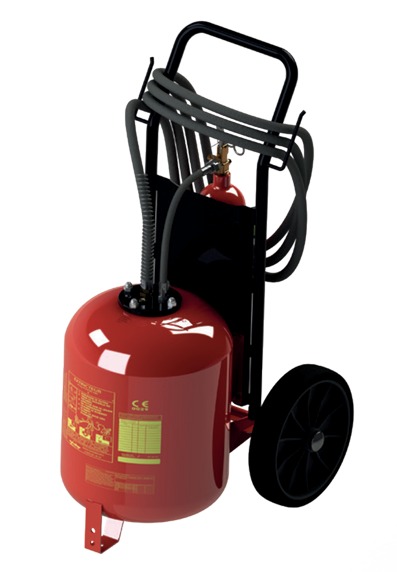 Extincteur 25kg/Roues ABC PA CYLR ERF Nouveau EUROFEU