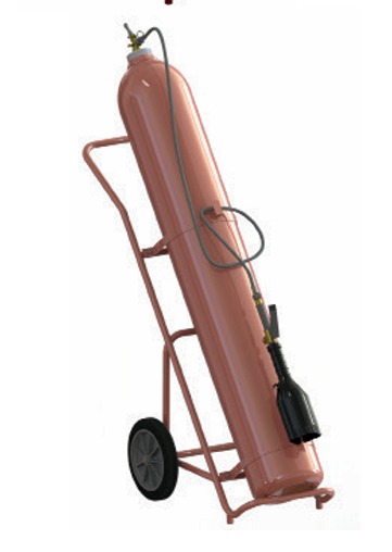 Extincteur 50kg CO2 PP Sur Roues Pn EUROFEU