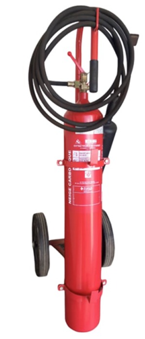 EXTINCTEUR 10 KG CO² AVEC CHARIOT EN3-7 GRUPO