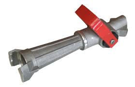 LANCE D'INCENDIE ALUMINIUM avec  ROBINET HUG JET DN 40 - CE